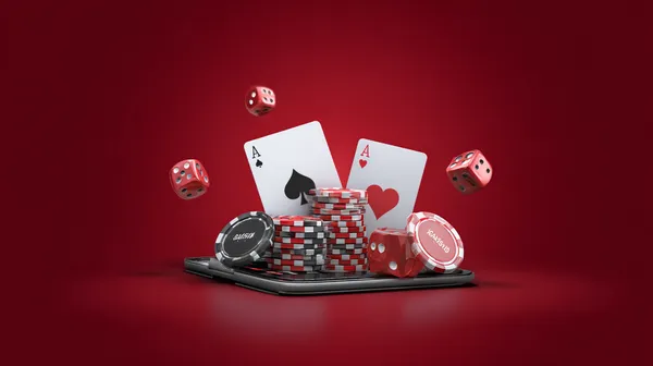 A glowing roulette wheel with cascading chips, symbolizing the engaging live and instant-win games available on MASAGANA.